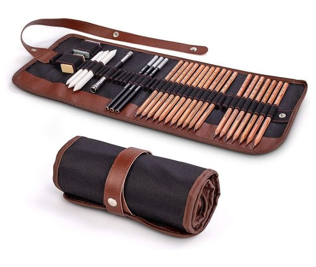 Set de lápices de dibujo y bocetos