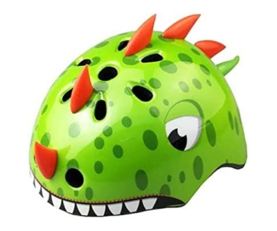 Casco de bici de dinosaurio para niños