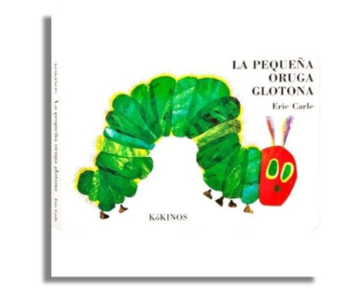 Cuento La pequeña oruga glotona